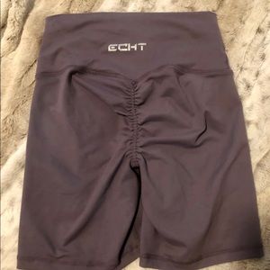 Echt biker shorts in daybreak color small, ruched